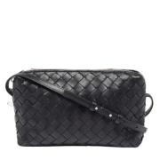 Pre-owned Leather crossbody-bags Bottega Veneta Vintage , Black , Dame...