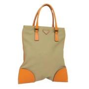 Pre-owned Canvas handbags Prada Vintage , Orange , Dames