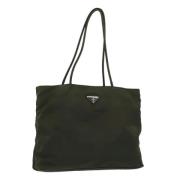 Pre-owned Nylon totes Prada Vintage , Brown , Dames