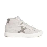 Trendy Witte Mode Sneakers Munich , White , Heren