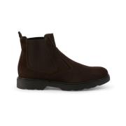 Suede Brown Heren Chelsea Laarzen Duca di Morrone , Brown , Heren