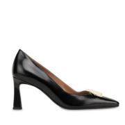 Zwarte hakken schoenen Pollini , Black , Dames