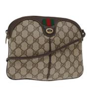 Pre-owned Canvas gucci-bags Gucci Vintage , Beige , Dames