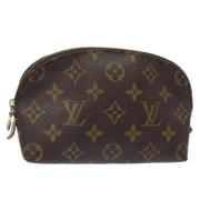 Pre-owned Canvas pouches Louis Vuitton Vintage , Brown , Dames