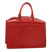 Pre-owned Leather handbags Louis Vuitton Vintage , Red , Dames