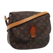 Pre-owned Canvas shoulder-bags Louis Vuitton Vintage , Brown , Dames