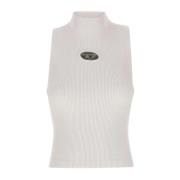 Witte Top voor Vrouwen Diesel , White , Dames