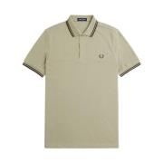 Slim Fit Twin Tipped Polo Fred Perry , Gray , Heren