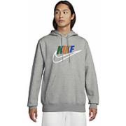 Hoodie met Logo voor Mannen Nike , Gray , Heren