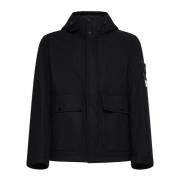 Zwarte Jassen voor Mannen Stone Island , Black , Heren