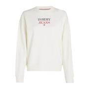 Boxy Essential Sweatshirt Tommy Hilfiger , Beige , Dames