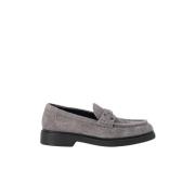 Chunky Sole Suede Loafers Iceberg , Gray , Heren