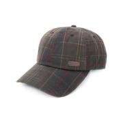 Tartan Sports Cap Barbour , Brown , Heren