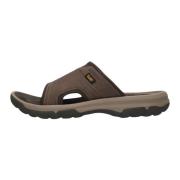 Heren Slide Sandalen Langdon Slide Teva , Brown , Heren