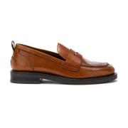 Monochrome Loafer voor Tussenseizoen Dagen Carmens , Brown , Dames