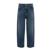 Rechte Korte Denim Broek JW Anderson , Blue , Heren