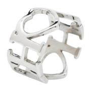 Pre-owned Metal rings Carolina Herrera Pre-owned , Gray , Dames