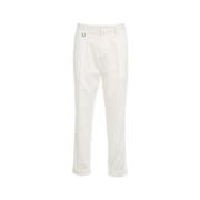 Witte Broek Aw24 Paolo Pecora , White , Heren