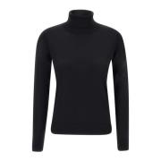 Merino Wol Coltrui Zwart Filippo De Laurentiis , Black , Heren