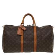 Pre-owned Canvas travel-bags Louis Vuitton Vintage , Brown , Unisex