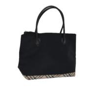 Pre-owned Canvas handbags Burberry Vintage , Black , Dames