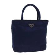 Pre-owned Nylon handbags Prada Vintage , Blue , Dames