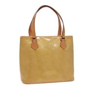 Pre-owned Leather handbags Louis Vuitton Vintage , Beige , Dames