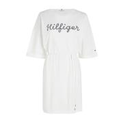 Korte jurken Tommy Hilfiger , White , Dames