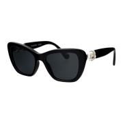 Stijlvolle zonnebril met model 0Sk6018 Swarovski , Black , Dames