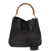 Pre-owned Leather gucci-bags Gucci Vintage , Black , Dames