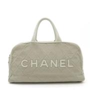 Pre-owned Canvas chanel-bags Chanel Vintage , Gray , Dames