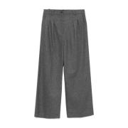 Grijze Wollen Blend Gevilte Jas A.p.c. , Gray , Dames