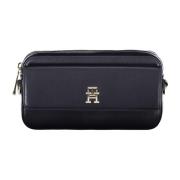 Blauwe Polyurethaan Handtas Tommy Hilfiger , Blue , Dames