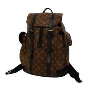 Pre-owned Canvas backpacks Louis Vuitton Vintage , Black , Heren