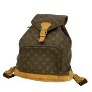 Pre-owned Canvas backpacks Louis Vuitton Vintage , Brown , Unisex