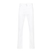 Slim Fit Witte Denim Jeans Jacob Cohën , Blue , Heren