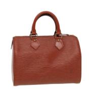 Pre-owned Leather handbags Louis Vuitton Vintage , Brown , Dames