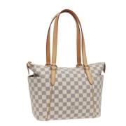 Pre-owned Canvas louis-vuitton-bags Louis Vuitton Vintage , White , Da...