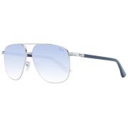 Grijze Aviator Zonnebril Gespiegeld Blauw BMW , Gray , Heren