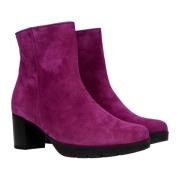 Paarse enkellaars voor dames Gabor , Purple , Dames