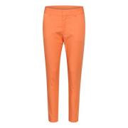 Chino Pant Pants Melon Kaffe , Orange , Dames