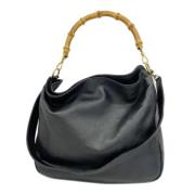 Pre-owned Leather gucci-bags Gucci Vintage , Black , Dames