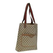 Pre-owned Leather gucci-bags Gucci Vintage , Beige , Dames