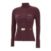 Rode Sweaters voor Vrouwen Elisabetta Franchi , Red , Dames