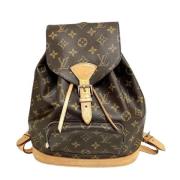 Pre-owned Canvas backpacks Louis Vuitton Vintage , Brown , Dames