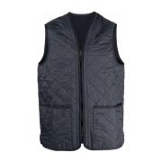 Blauwe Gewatteerde Vest Trui Barbour , Blue , Heren