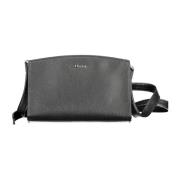 Zwarte Schoudertas met Verstelbare Band Calvin Klein , Black , Dames