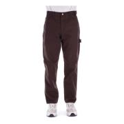 Logo Achter Broek Knoop Rits Zakken Dickies , Brown , Heren