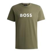 Biologisch katoenen heren T-shirt Hugo Boss , Green , Heren