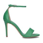 Groene pump met enkelbandje Notre-v , Green , Dames